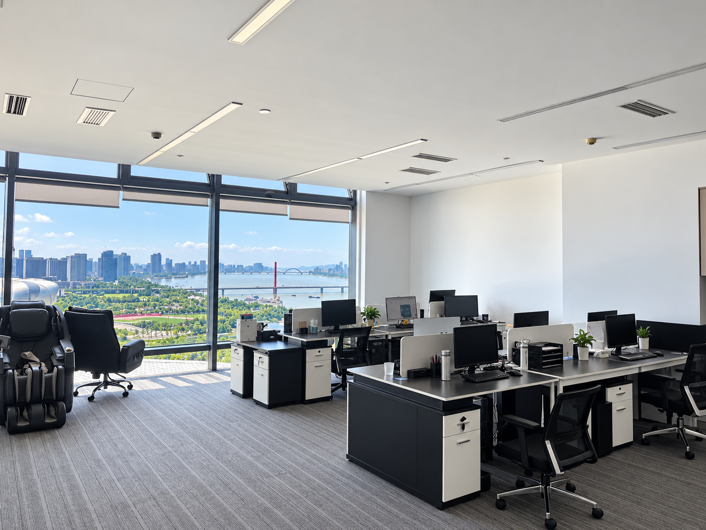 Asphalt office workspace