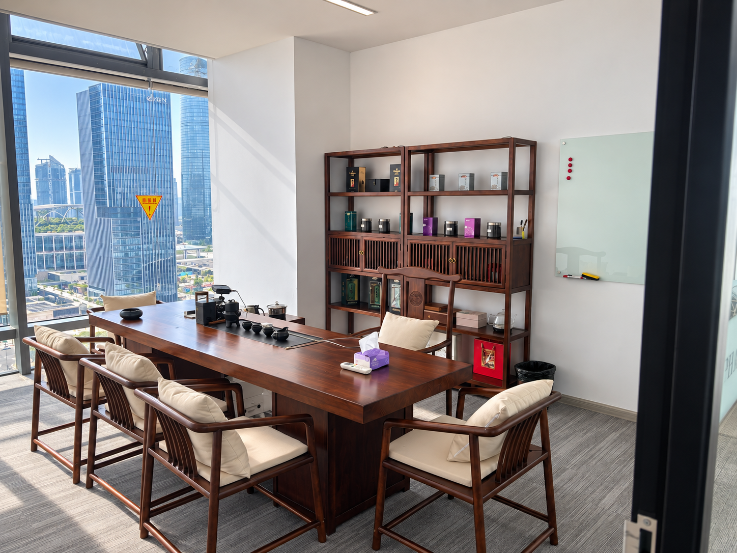 Asphalt client reception tea room